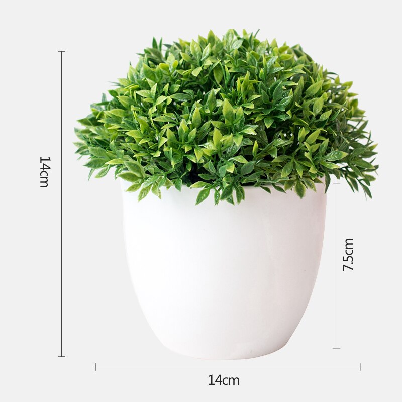 1pc Artificial Plants Bonsai Small Tree Pot Plants Fake Flowers Potted Ornaments For Home Decoration Hotel Garden Decor Bonsai